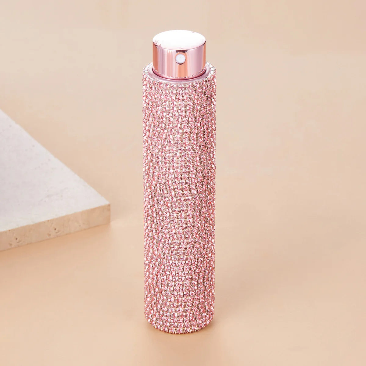 10ml Perfume Bottle Spray Bottle Glass Diamond-Encrusted Empty Cosmetics Sample Mini Refillable Sprayer Makeup Tool