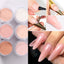 Acrylic Powder Set, Nude Brown Color Easy To Apply Acrylic Powder Set