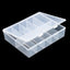 10 Grids Transparent Empty Nail Foils Storage Box Plastic Jewelry Beads Gems Rhinestones False Nail Art Tips Box Case Organizer