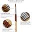 TIANMI Wood Handle Kolinsky Hair Nail Brush Acrylic Nail Art Brushes Gel Polish Builder Pen Nail Care Tools Drawing Brushes