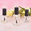 5PCS Clear Glass Nail Polish Bottle With Brush Empty Cosmetic Containers Refillable  Nail Art Containers Travel Portable Vials