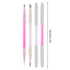 Nail Painting Uv Gel Drawing Embossing Brush Triangle Pen Double Headed Manicure Dotting Builder Tool For Nail Salon