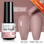 7ml Autumn Nude Pink Red Gel Nail Polish Colorful Semi Permanent