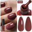 7ml Autumn Nude Pink Red Gel Nail Polish Colorful Semi Permanent