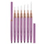 Nail Needle Tube Pulling Pen Purple Metal Pole Pull Special Pen Colorful Painting Pen Nail Hook Pen Nail Art Liner Brushes