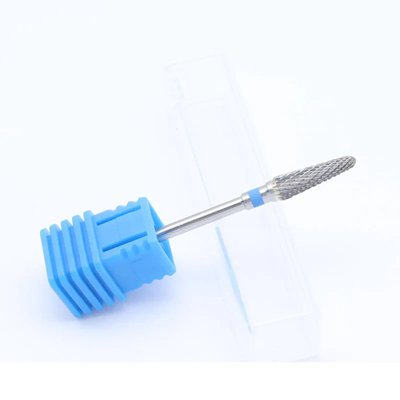 Quality!Left Hand Tungsten Carbide Nail Drill Bit Milling Eletric Manicure Machine Equipment Cuticle Clean Burr Dental