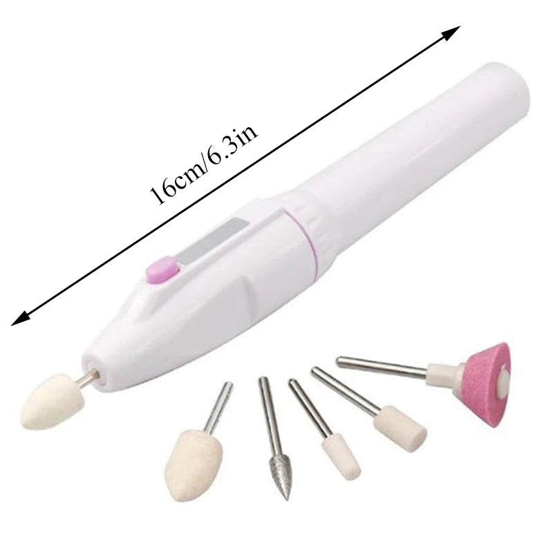 Electric Nail Drill Machine Gel Polish Removal Nail Files Machine With Nail Drill Bits Professional Manicure Tool Accessories