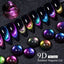 9D Rainbow Magnetic Gel Holographic Glitter Cat Eye Gel Nail Polish