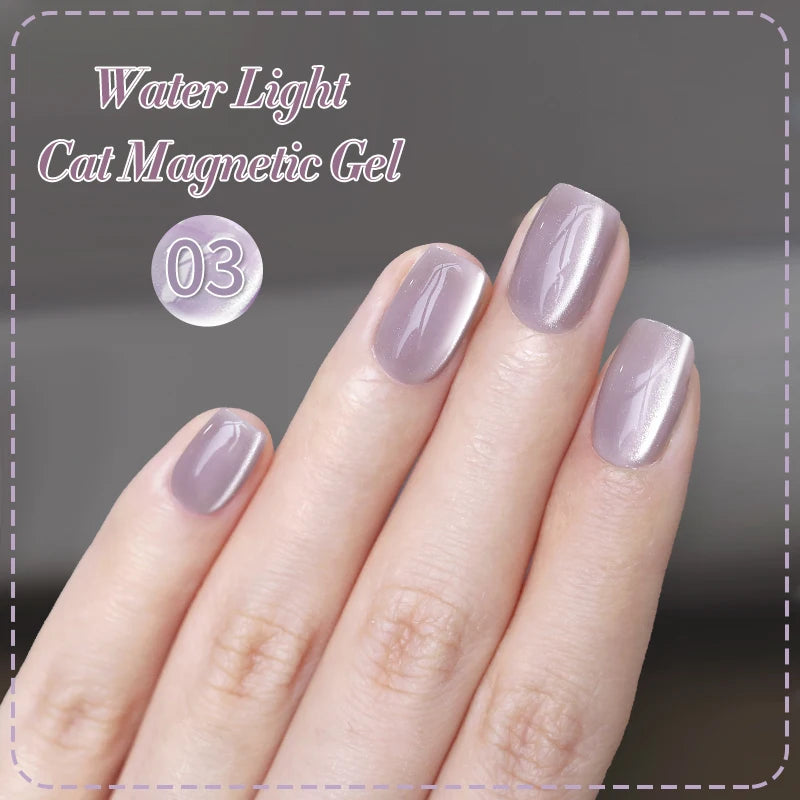 BORN PRETTY 10ml Winter Water Light Cat Magnetic Gel Nail Polish Nail