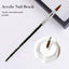 1Pcs Nail Tool Poly Nail Gel Brush PickerDesign Nail Brush and Spatula Stainless Steel Gel for Nails Extension Gel Brush