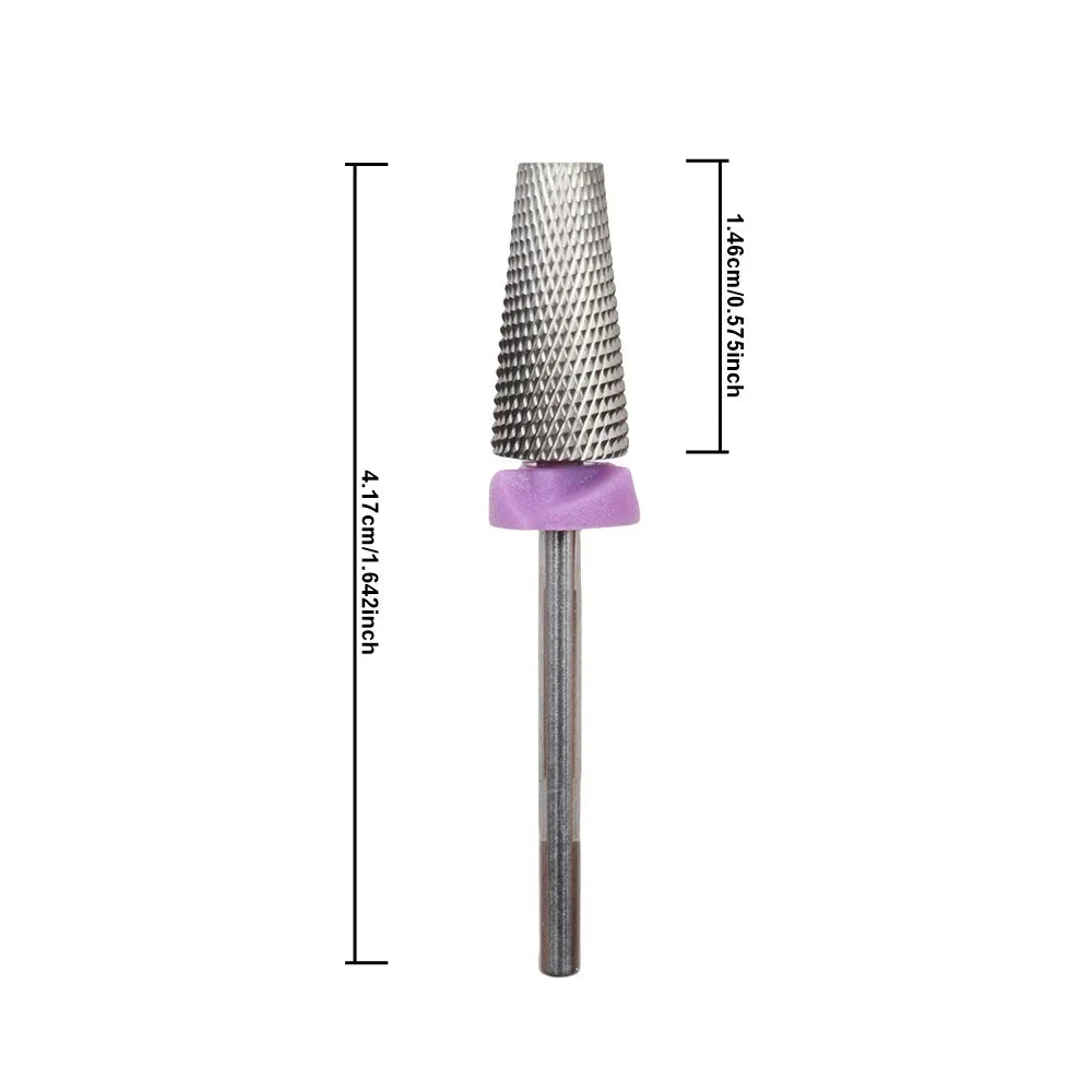 1pc XXF Carbide Milling Cutter Professional Manicure Electric Rotary Manicure Machine Tungsten Drill Bit Nail Sanding Head For R