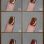 Autumn Winter Maillard Caramel Amber Glass Bead Cat Eye Gel Nail Polish