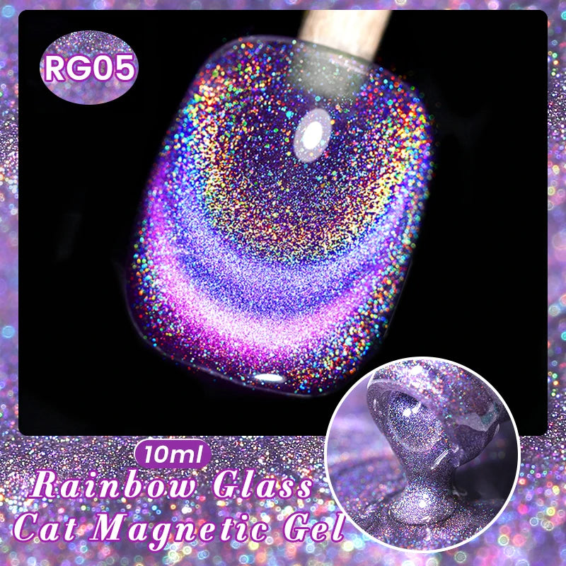 BORN PRETTY 10ml Winter Water Light Cat Magnetic Gel Nail Polish Nail