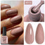 7ml Autumn Nude Pink Red Gel Nail Polish Colorful Semi Permanent