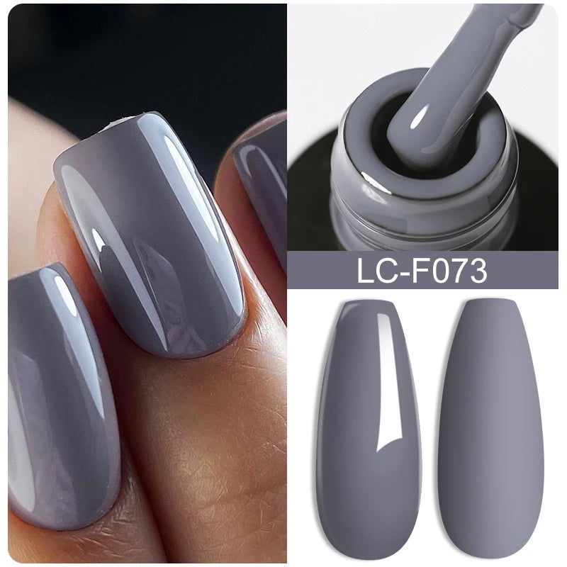 Thermal Gel Nail Polish Nude Pink Winter Grey Gradient Temperature Color Changing Varnish