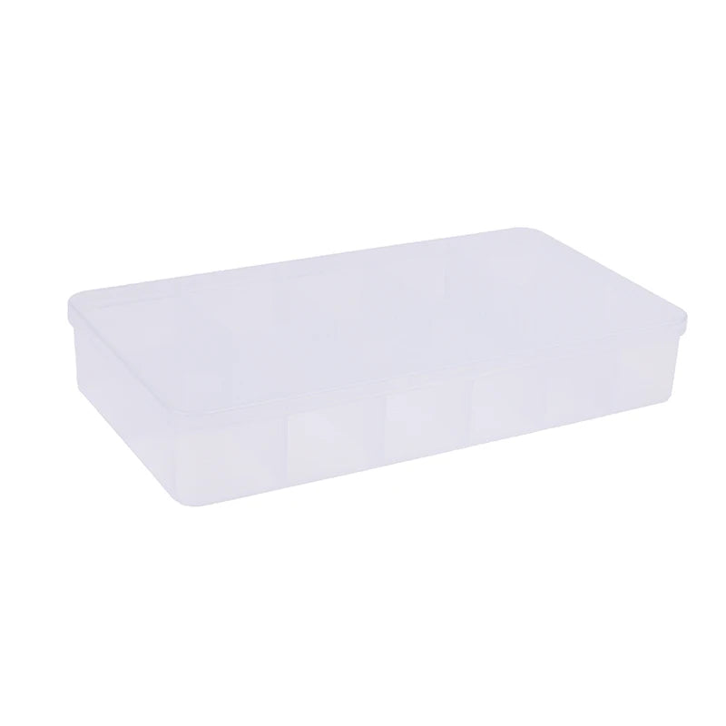 1pcs 2 Size Fake Nail Box Nail Tip Empty Box Multicolour Nail Art Case Container Box Acrylic Storage Case 11 Grids Tool