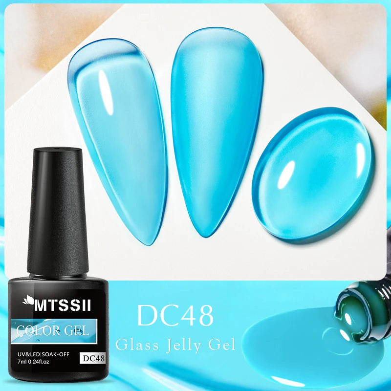 Thermal Gel Nail Polish 7ml Semi Permanent Temperature Color Changing Glitter Thermo S