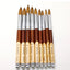 TIANMI Wood Handle Kolinsky Hair Nail Brush Acrylic Nail Art Brushes Gel Polish Builder Pen Nail Care Tools Drawing Brushes