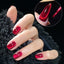 WS Autumn Winter Red Cat Eye Gel Nail Polish