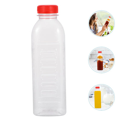 Clear Milk Bulk Containers Drink Bottle Juice Bottles Empty Beverage Recyclable