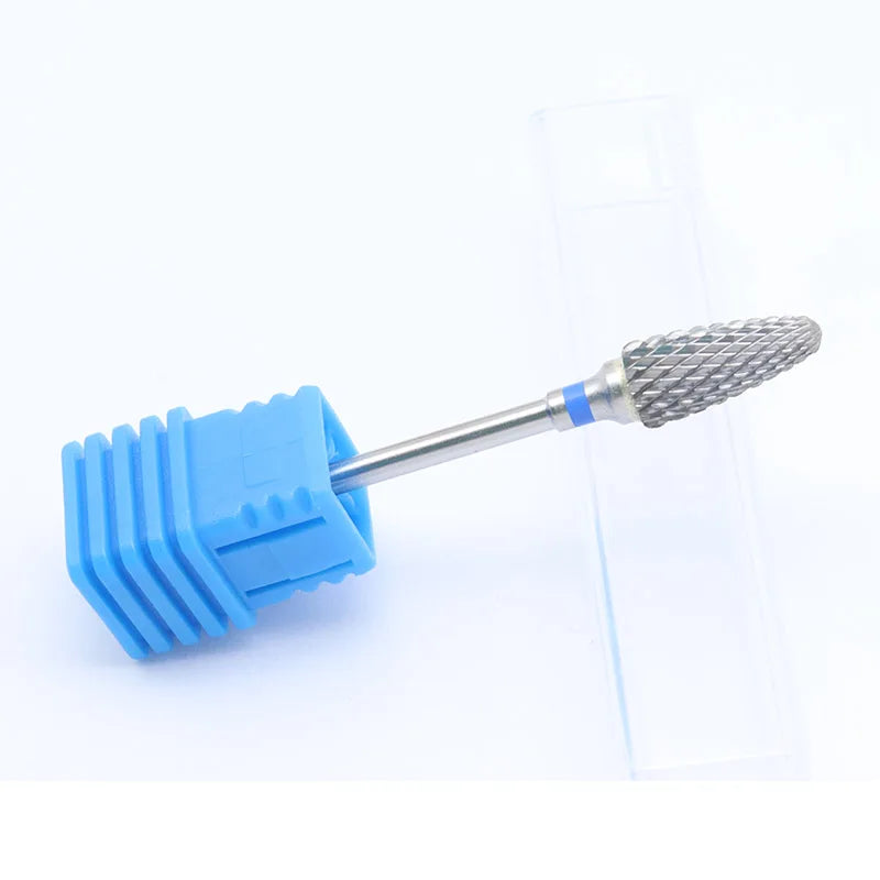 Quality!Left Hand Tungsten Carbide Nail Drill Bit Milling Eletric Manicure Machine Equipment Cuticle Clean Burr Dental