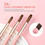 3pcs Kolinsky Acrylic Nail Brush Set Size 8/10/14 for Acrylic Powder Application Brushes Nail Art Extension & Carving Salon Tool