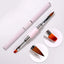 Dual-ended Acrylic Nail Art Brushes Set Professional Gel Polish Thin Liner Flower Painting Drawing Manicure DIY Tool Accessory