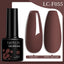 Dark Brown Gel Nail Polish Autumn Winter Chocolate Wine Red