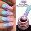 Snowflakes Thermal Gel Nail Polish Winter Pink Purple Bule Snow