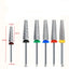 5 In 1 24mm Extra Long Tungsten Carbide Nail Drill Bits Safety Nail Salon Accessories, Efficient Removal Of Gel Polish Acrylic N