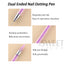 1pc Dual Ended Nail Dotting Pen Crystal Beads Handle Rhinestone Studs Picker Wax Pencil Gel UV Brush Manicure Nail Art Tools