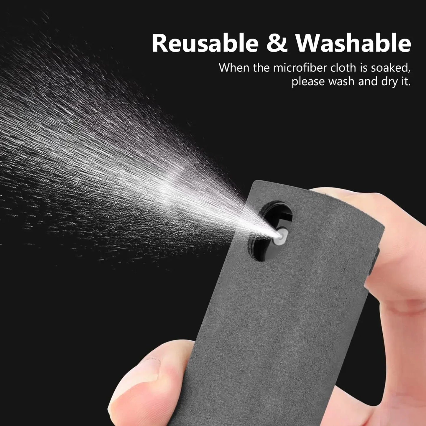 Mini Screen Cleaner Spray Bottle Set for Phones PC Tablet Ipad Screen Dust Remover Microfiber Wiper Cloth Polish Cleaning Tools