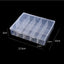 10 Grids Transparent Empty Nail Foils Storage Box Plastic Jewelry Beads Gems Rhinestones False Nail Art Tips Box Case Organizer