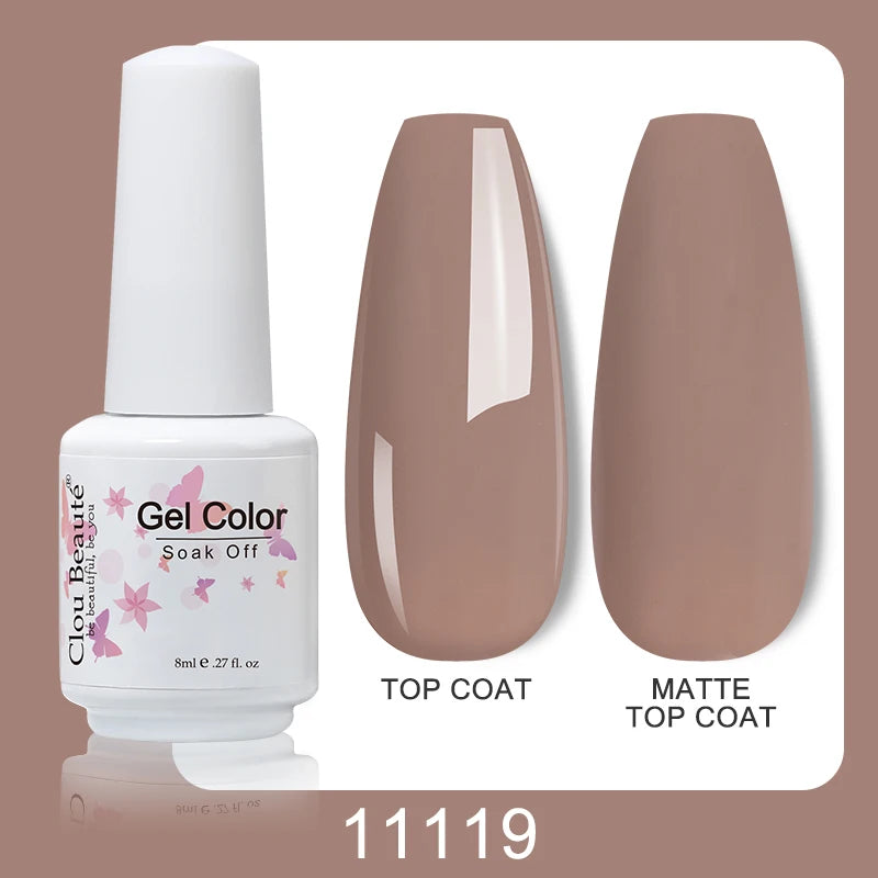 Clou Beaute Nail Gel Polish Fall Winter Color