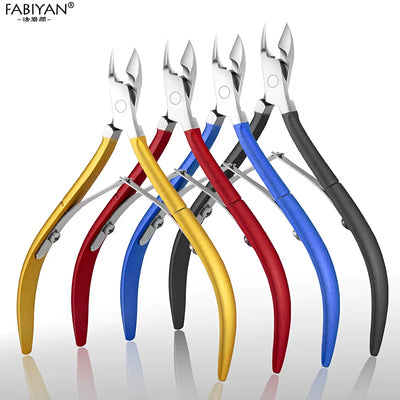 Cuticle Nippers Scissor Nail Art Clipper Dead Skin Remover Pliers Manicure Pedicure Trimming Tool D-501 Stainless Steel