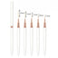 5 Pcs Nail Art Liner Brushes Set Elongated Lines Striping Drawing UV Gel Painting Nail Design Pen Professional Manicure Tool