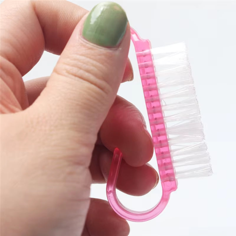 10 Pcs/Lot Cleaning Nail Brush Tools File Nail Art Manicure Pedicure Soft Remove Dust Plastic Dust Cleaning Brushes