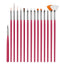 15Pcs/Set Nail Brush for Manicure Gel Brush for Nail Art Nail Brush Acrylic Gel Brush Liquid Powder Carving Makeup Set