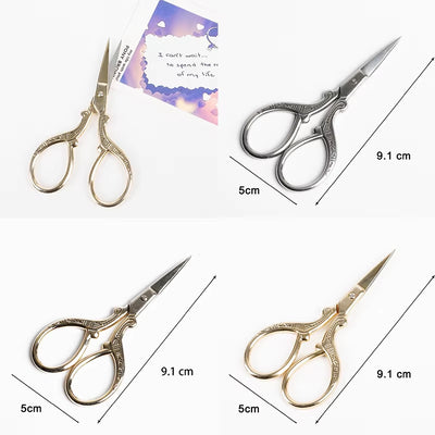 Stainless Steel Vintage Scissors Sewing Fabric Cutter Embroidery Scissors Tailor Scissor Thread Scissor Tools for Sewing Shears