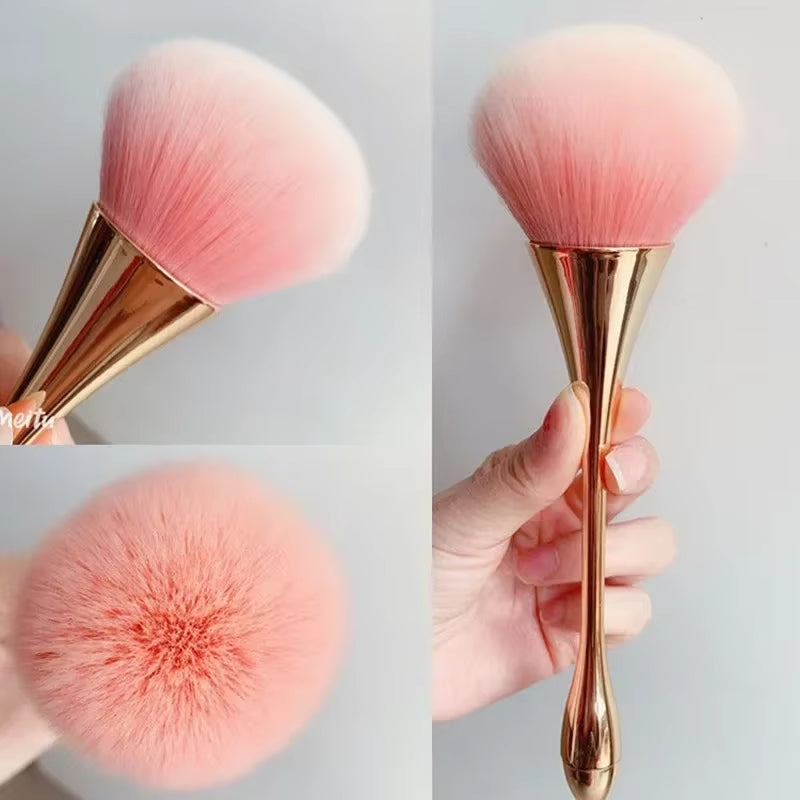 Nail Art Brush Art Dust Brush for Manicure Beauty Brush Blush Powder Brushes Fashion Gel Nail Accessories Nail Pretty Tools