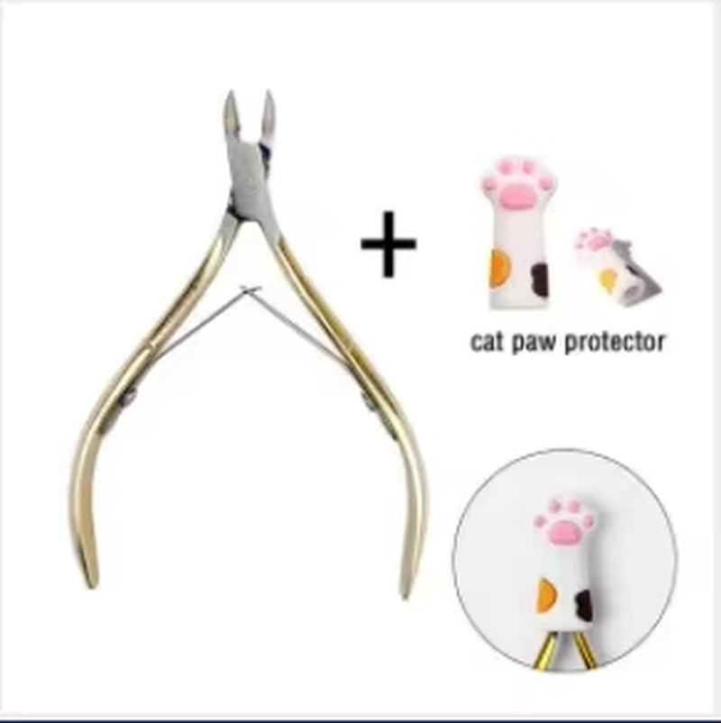 1Pc Cuticle Nippers Nail Manicure Scissors Clippers Trimmer Dead Skin Remover Pedicure Stainless Steel Cutters Nail Art Tools