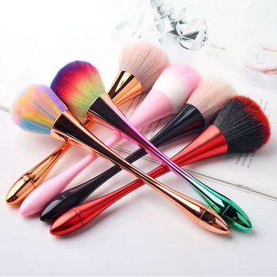 New Product Nail Brush Cleaning Remove Dust Powder Nail Art Manicure Pedicure Soft Dust Acrylic Clean Brush for Nail Care