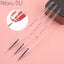 3Pcs/Set Kolinsky Gel Nail Art Line Painting Brushes Crystal Acrylic Thin Liner Drawing Pen Nail Art Manicure Tools Set