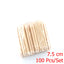 4 Different Sizes Orange Wood Sticks for Cuticle Pusher Cuticle Remove Tool Forks for Nails Manicures Tools 10/30/50/100Pcs/Set