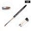 Kolinsky Sable Acrylic Brush Size 2#/4#/6#/8#/10# Acrylic Brush Professional Black Kolinsky Sable Acrylic Nail Brushes