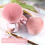 TSZS Nails Brush Popular round Small Flower Nail Paint Gel Make up Dust Cleaning Nail Art Dust Powder Remover Dust Brush