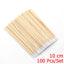 4 Different Sizes Orange Wood Sticks for Cuticle Pusher Cuticle Remove Tool Forks for Nails Manicures Tools 10/30/50/100Pcs/Set