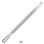 1Pcs Rainbow Stainless Steel Nail Cuticle Pusher Nipper Double Sided Dead Skin Push Remover Manicure Nail Care Tool