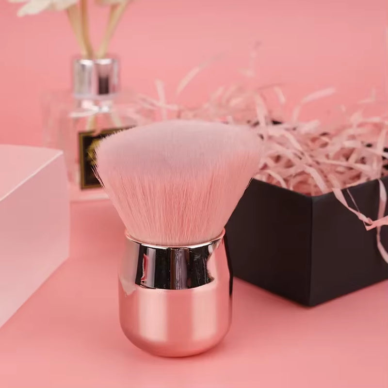 Large Soft Blush Powder Brush Hair Mushroom Shape Makeup Brush Nail Paint Gel Dust Cleaning Brush Make up Nail Art Manicure Tool