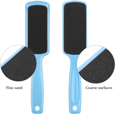 3 Pieces Colossal Foot Files Kit Foot Scrubber Foot Rasp and Double-Sided Heel Files Pedicure Tools Callus Remover Stainless Steel Feet Scraper Foot Grater for Dead Skin